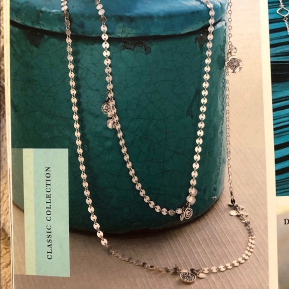 Silpada Sterling Silver ‘Confetti’ 42” Disc Necklace N2739 - Picture 6 of 16